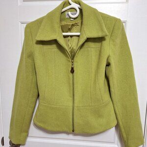 Vintage Jordan and Cole Lime Green Jacket